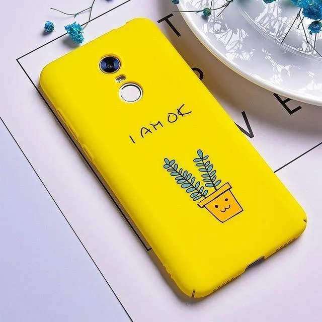 TOMKAS Niedliche Hülle für Xiaomi Redmi 5 Plus Harte PC-Abdeckung Telefonhülle für Xiaomi Redmi 5 Note 5 Hüllen Xiomi Redmi 5A Note 5A Cover