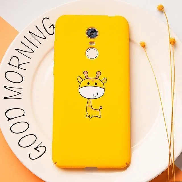 TOMKAS Niedliche Hülle für Xiaomi Redmi 5 Plus Harte PC-Abdeckung Telefonhülle für Xiaomi Redmi 5 Note 5 Hüllen Xiomi Redmi 5A Note 5A Cover