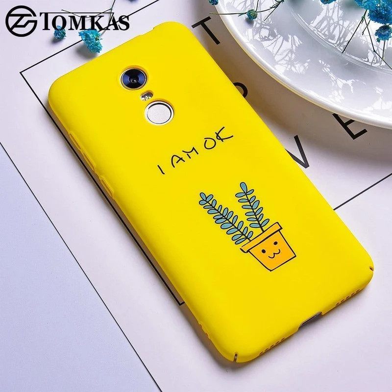 TOMKAS Niedliche Hülle für Xiaomi Redmi 5 Plus Harte PC-Abdeckung Telefonhülle für Xiaomi Redmi 5 Note 5 Hüllen Xiomi Redmi 5A Note 5A Cover