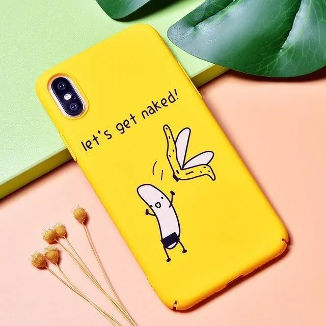 TOMKAS BOSS Lustige Hülle für iPhone X Xs 7 8 Plus Luxus Niedliche Cartoon Harte Rückseitige Abdeckung Telefonhülle für iPhone 6 S 6s Plus Coque