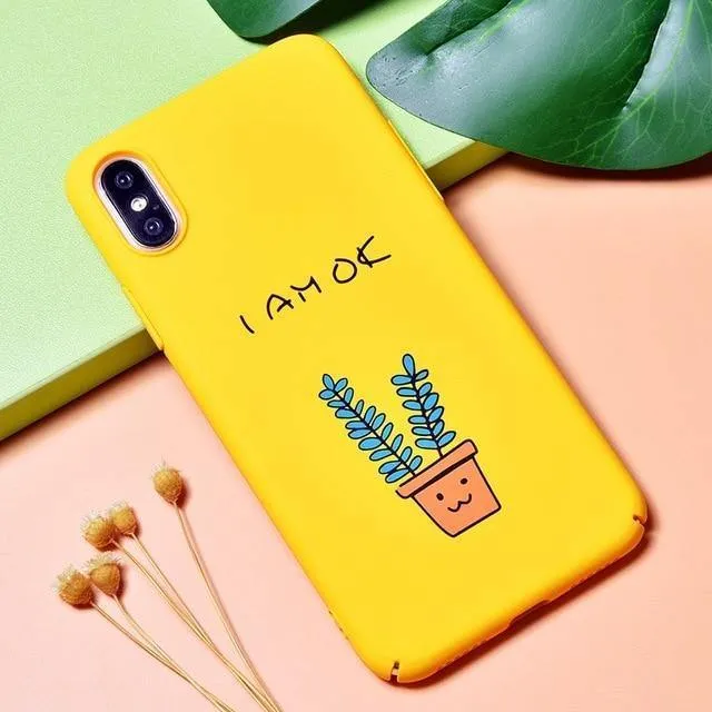 TOMKAS BOSS Lustige Hülle für iPhone X Xs 7 8 Plus Luxus Niedliche Cartoon Harte Rückseitige Abdeckung Telefonhülle für iPhone 6 S 6s Plus Coque