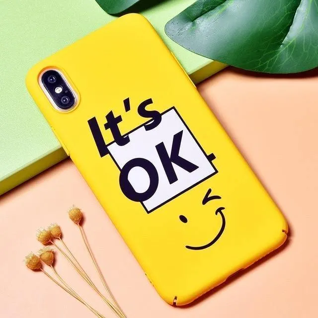 TOMKAS BOSS Lustige Hülle für iPhone X Xs 7 8 Plus Luxus Niedliche Cartoon Harte Rückseitige Abdeckung Telefonhülle für iPhone 6 S 6s Plus Coque