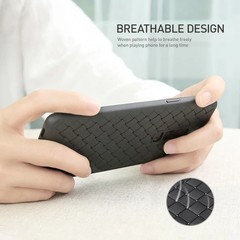 FLOVEME Telefon Fall für Samsung S9 S10 S9 Plus Luxus Woven Weiche Silikon Abdeckung Fällen für Samsung Galaxy S10 S10 Lite hinweis 9 Capa