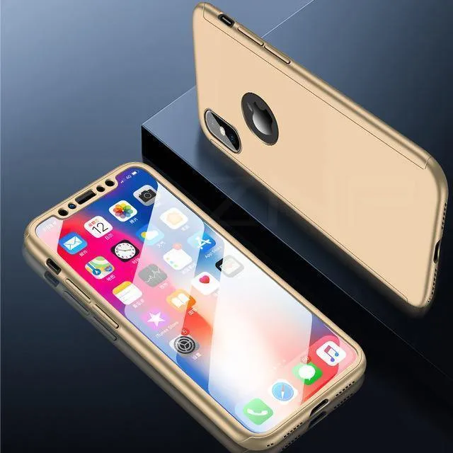 ZNP 360 Volle Abdeckung Telefon Fall Für iPhone X 8 6 6s 7 Plus 5 5s SE PC Schutzhülle abdeckung Für iPhone XS Max XR Fall Abdeckung Mit Glas