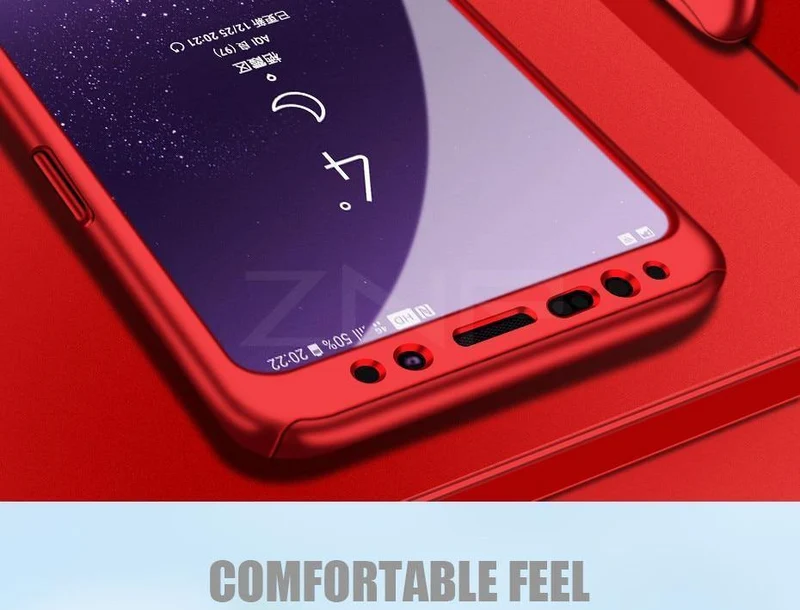 ZNP 360 Grad Stoßfeste Telefonhülle für Samsung Galaxy S9 S8 Plus Hinweis 8 9 Cover Shell Für Samsung S7 Edge S8 Schutzhüllen