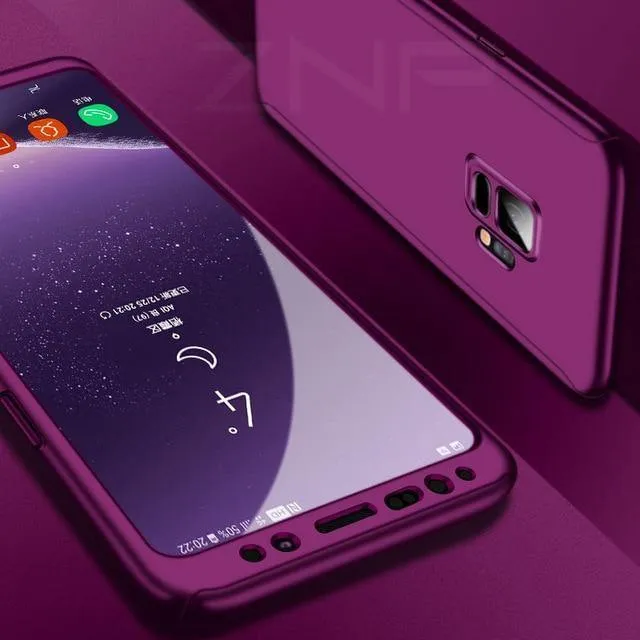ZNP 360 Grad Stoßfeste Telefonhülle für Samsung Galaxy S9 S8 Plus Hinweis 8 9 Cover Shell Für Samsung S7 Edge S8 Schutzhüllen