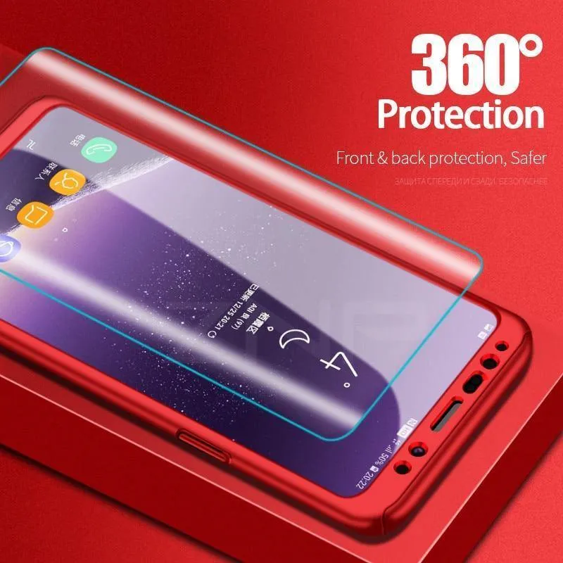 ZNP 360 Grad Stoßfeste Telefonhülle für Samsung Galaxy S9 S8 Plus Hinweis 8 9 Cover Shell Für Samsung S7 Edge S8 Schutzhüllen