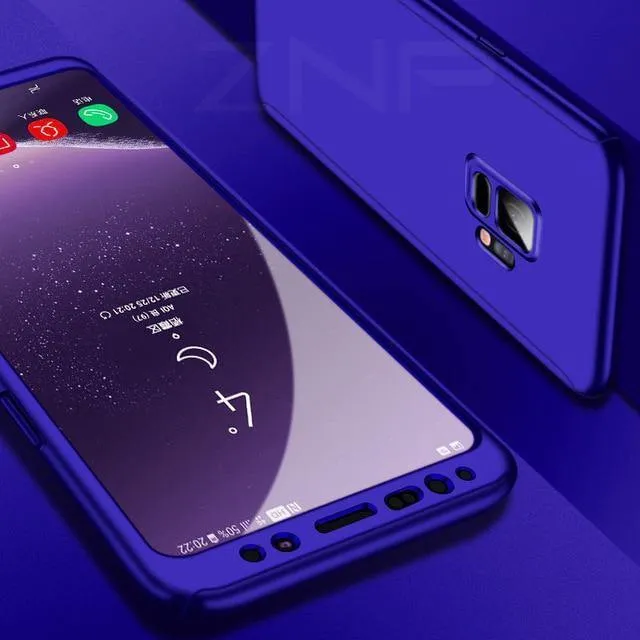 ZNP 360 Grad Stoßfeste Telefonhülle für Samsung Galaxy S9 S8 Plus Hinweis 8 9 Cover Shell Für Samsung S7 Edge S8 Schutzhüllen