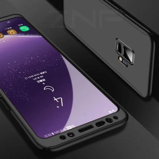 ZNP 360 Grad Stoßfeste Telefonhülle für Samsung Galaxy S9 S8 Plus Hinweis 8 9 Cover Shell Für Samsung S7 Edge S8 Schutzhüllen