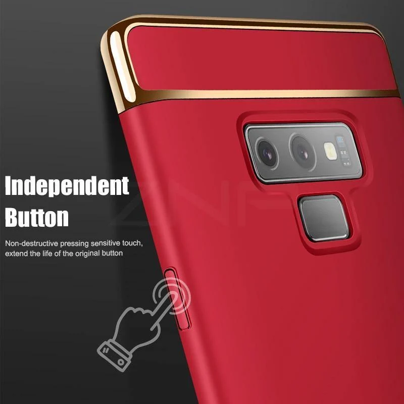 ZNP Luxuriöse, ultradünne Vollschutz-Telefonhülle für Samsung Galaxy S8, S9 Plus, S7 Edge, harte PC-Beschichtung, Hülle für Samsung Note 8 9