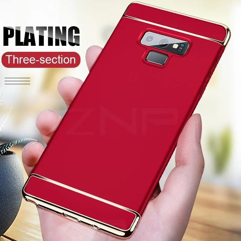 ZNP Luxuriöse, ultradünne Vollschutz-Telefonhülle für Samsung Galaxy S8, S9 Plus, S7 Edge, harte PC-Beschichtung, Hülle für Samsung Note 8 9