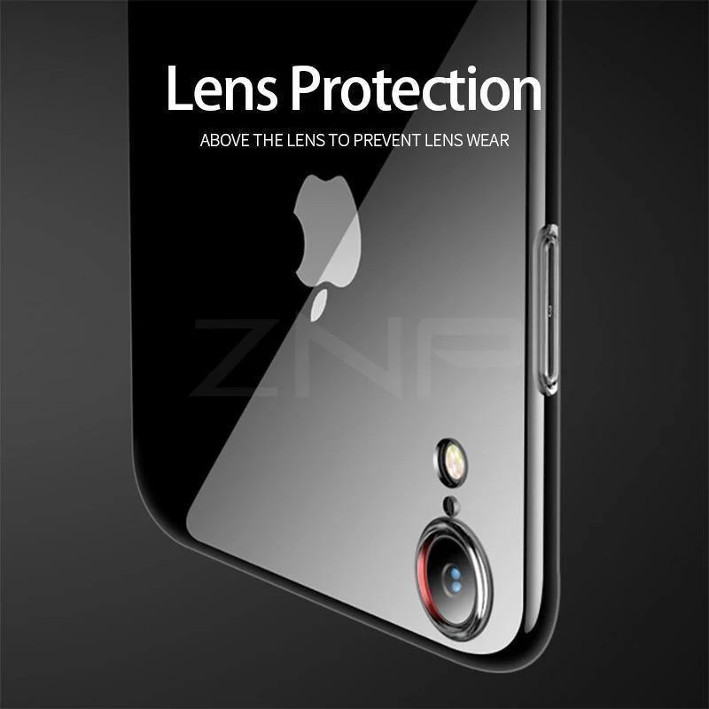 ZNP Ultradünne, weiche, transparente TPU-Hüllen für iPhone X XS Max XR, durchsichtige Silikon-Vollabdeckung für iPhone XR XS Max X 10, Telefonhülle