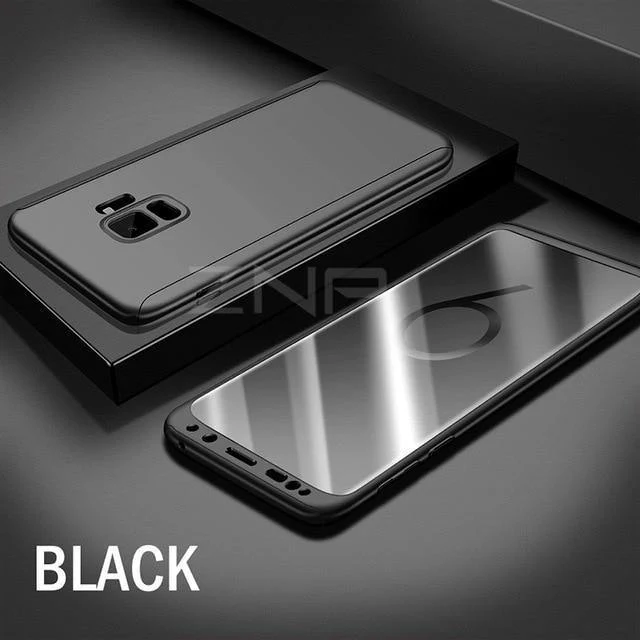 ZNP Luxus 360 Grad Vollschutz-Telefonhülle für Samsung Galaxy S9 S8 Plus Stoßfeste Hülle für Samsung Note 8 S7 Edge S9 Hülle