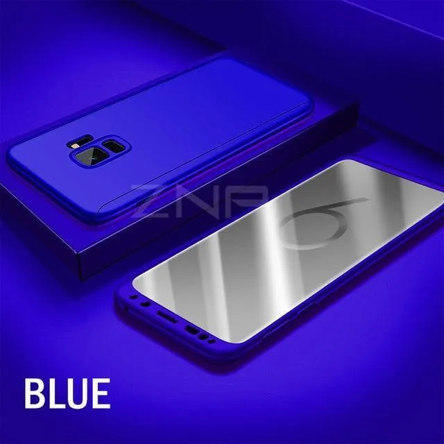 ZNP Luxus 360 Grad Vollschutz-Telefonhülle für Samsung Galaxy S9 S8 Plus Stoßfeste Hülle für Samsung Note 8 S7 Edge S9 Hülle