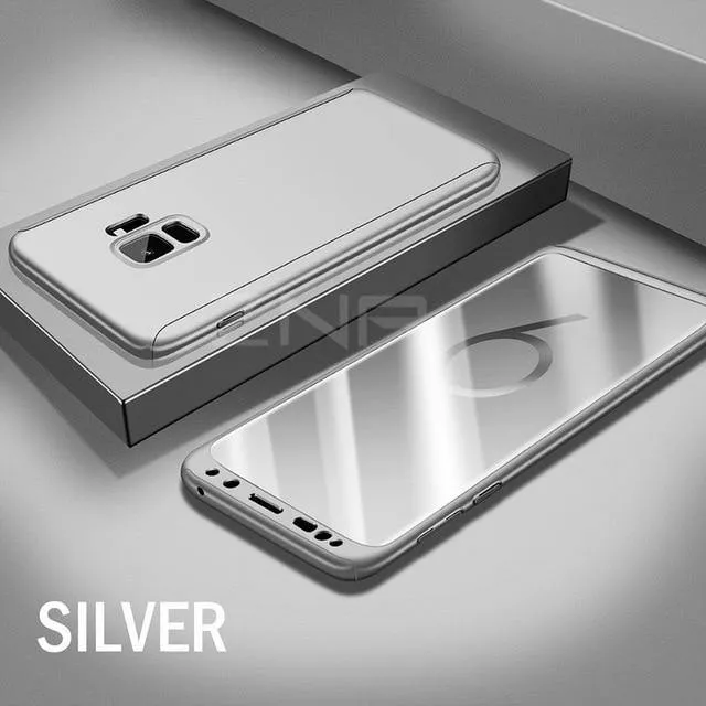 ZNP Luxus 360 Grad Vollschutz-Telefonhülle für Samsung Galaxy S9 S8 Plus Stoßfeste Hülle für Samsung Note 8 S7 Edge S9 Hülle