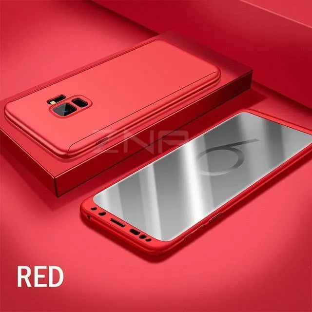 ZNP Luxus 360 Grad Vollschutz-Telefonhülle für Samsung Galaxy S9 S8 Plus Stoßfeste Hülle für Samsung Note 8 S7 Edge S9 Hülle