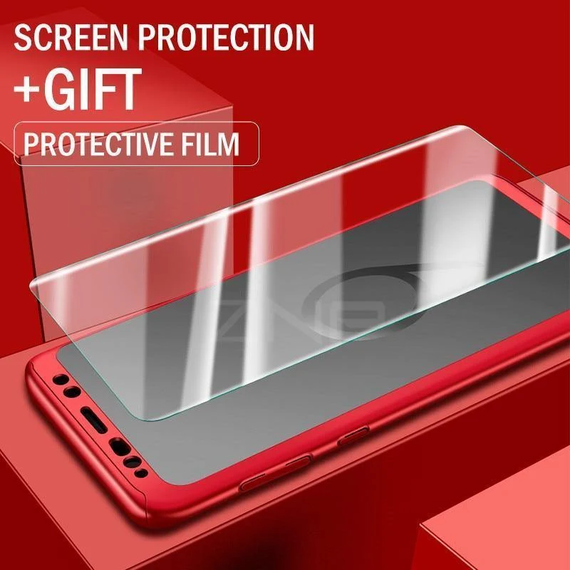 ZNP Luxus 360 Grad Vollschutz-Telefonhülle für Samsung Galaxy S9 S8 Plus Stoßfeste Hülle für Samsung Note 8 S7 Edge S9 Hülle