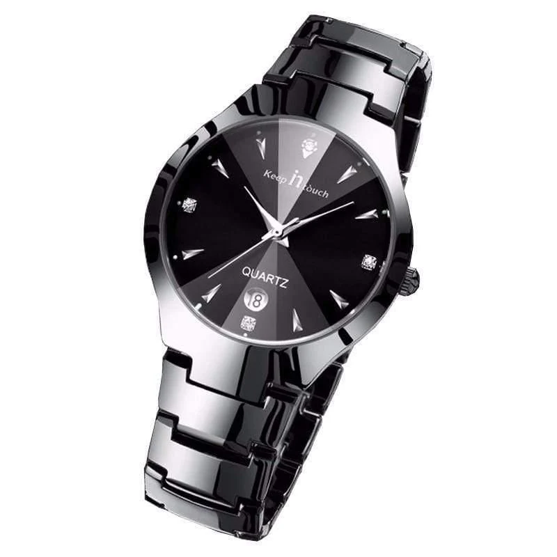 Paaruhren Top-Marke Luxus Herrenuhr Liebhaber Mode Quarz Wasserdicht Damen Männlich Gold Armbanduhren 2018