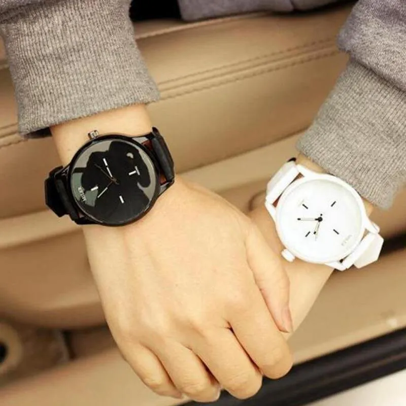 Klassische Paar Uhr Männer Frauen Uhren Paar Mode Einfache Herrenuhr Damenuhren Geliebte Uhr Paar Stunden