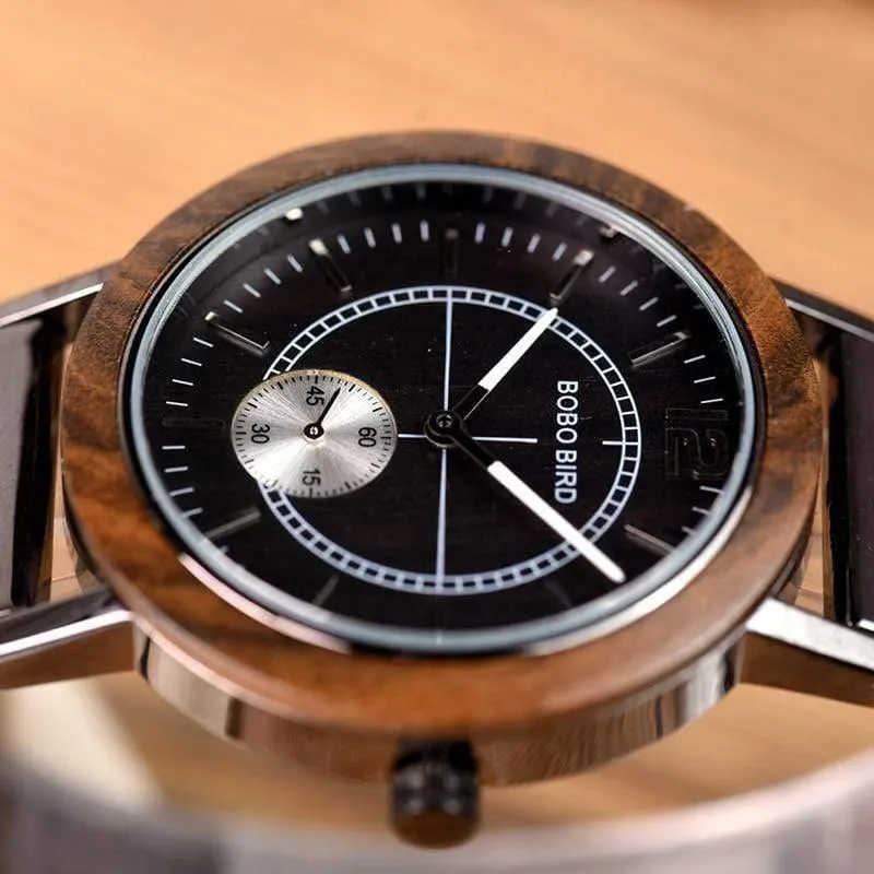 Hölzerne Herrenuhren Top-Marke Luxus Stilvolle Damenuhr Tolle Geschenke für Liebhaber Akzeptieren Sie die Gravur des Logos