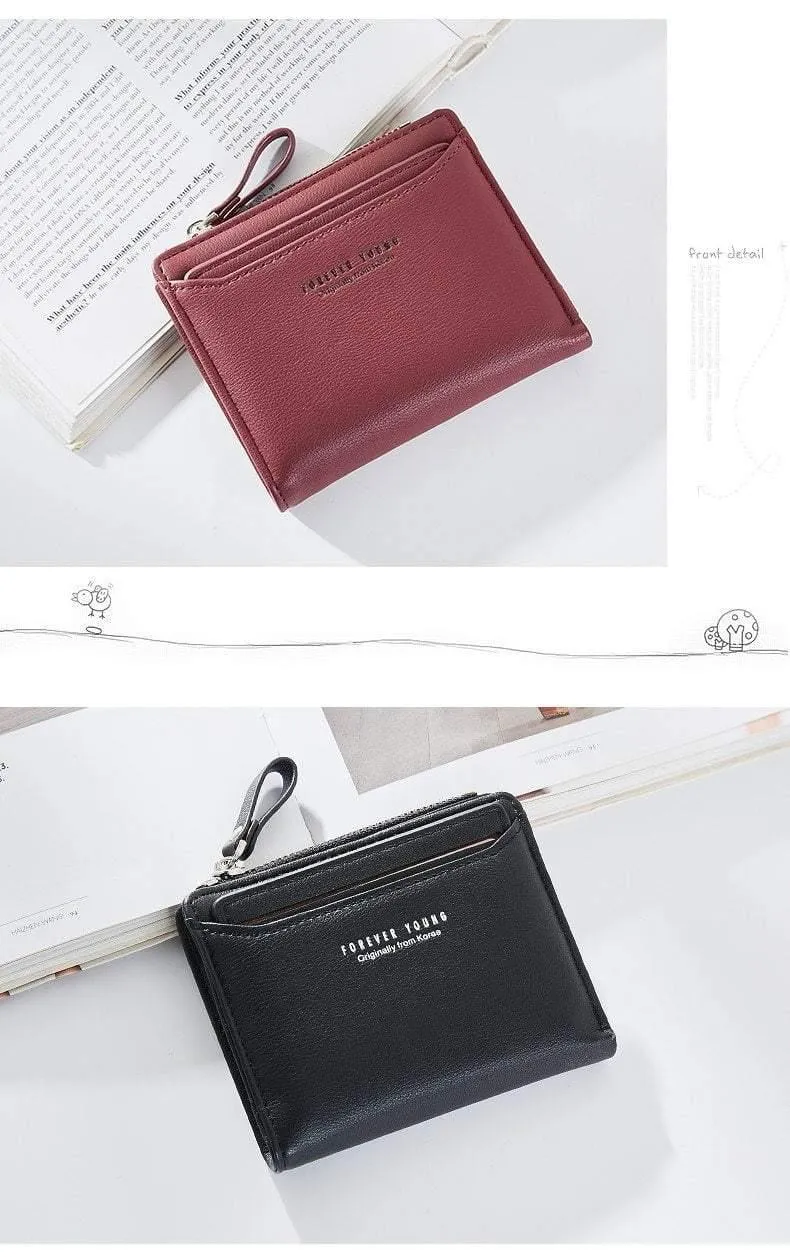 Frauen Geldbörsen Mit Individuellen ID Karte Halter Zipper Münzfach Damen Kleine Geldbörsen Weiblichen Portemonnaie Carteira Hohe Qualität