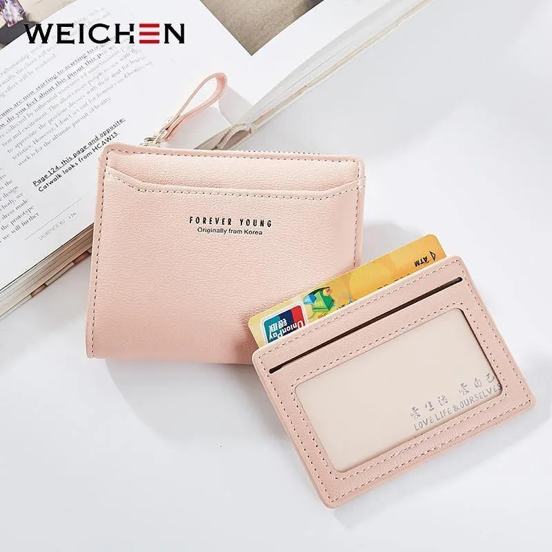 Frauen Geldbörsen Mit Individuellen ID Karte Halter Zipper Münzfach Damen Kleine Geldbörsen Weiblichen Portemonnaie Carteira Hohe Qualität