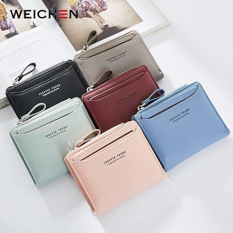 Frauen Geldbörsen Mit Individuellen ID Karte Halter Zipper Münzfach Damen Kleine Geldbörsen Weiblichen Portemonnaie Carteira Hohe Qualität