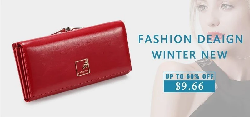 Damen Geldbörse PU Magnetverschluss Damen Geldbörsen Lange Geldbörsen Clutch Rot Kartenhalter Münzbörse Verschlüsse Neu