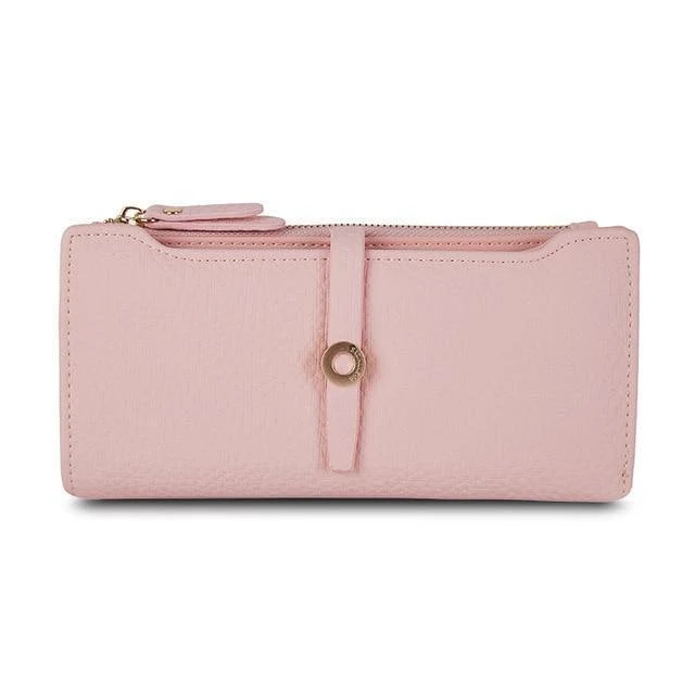 Qualität neueste schöne Leder lange Frauen Brieftasche Mode Mädchen ändern Verschluss Geldbörse Geld Münze Kartenhalter Geldbörsen Carteras