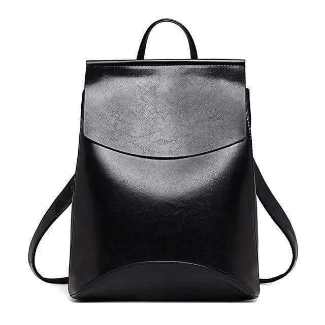 Frauen Rucksack Hochwertige Jugend Leder Rucksäcke für Teenager Mädchen Weibliche Schule Umhängetasche