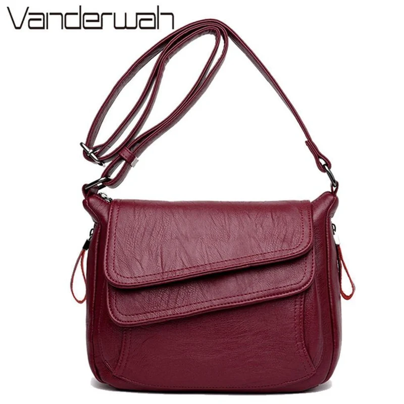 Leder Luxus Handtaschen Frauen Taschen Designer Frauen Schulter Messenger Taschen Für Frauen Sac A Main Femme