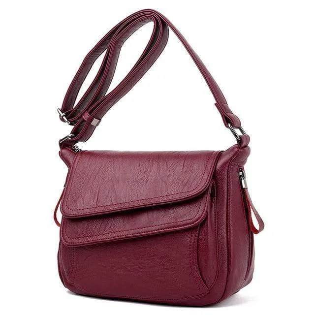 Leder Luxus Handtaschen Frauen Taschen Designer Frauen Schulter Messenger Taschen Für Frauen Sac A Main Femme