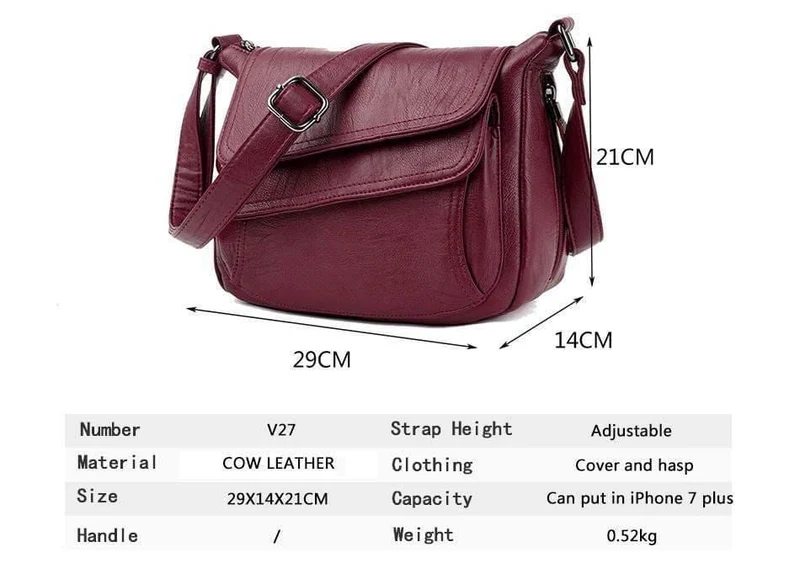 Leder Luxus Handtaschen Frauen Taschen Designer Frauen Schulter Messenger Taschen Für Frauen Sac A Main Femme