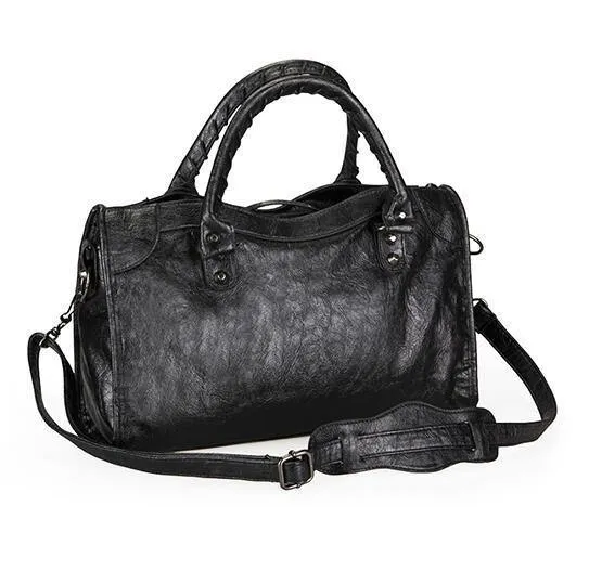 Stilvolle Motorrad-Handtaschen für Damen im europäischen Stil, klassisch, schick, weiche Umhängetaschen für Reisen