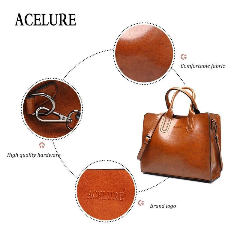 Lederhandtaschen Große Damentasche Hochwertige Casual Damentaschen Koffertasche Spanische Marke Umhängetasche Damen Große Bolsos