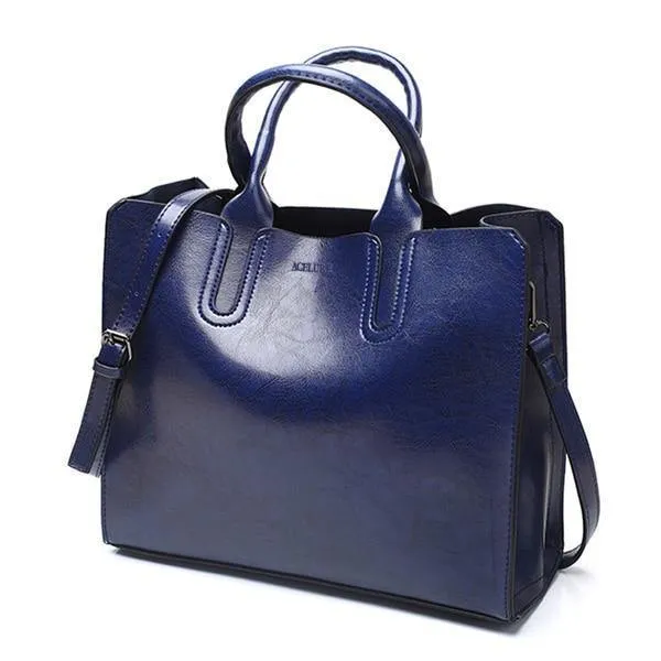 Lederhandtaschen Große Damentasche Hochwertige Casual Damentaschen Koffertasche Spanische Marke Umhängetasche Damen Große Bolsos