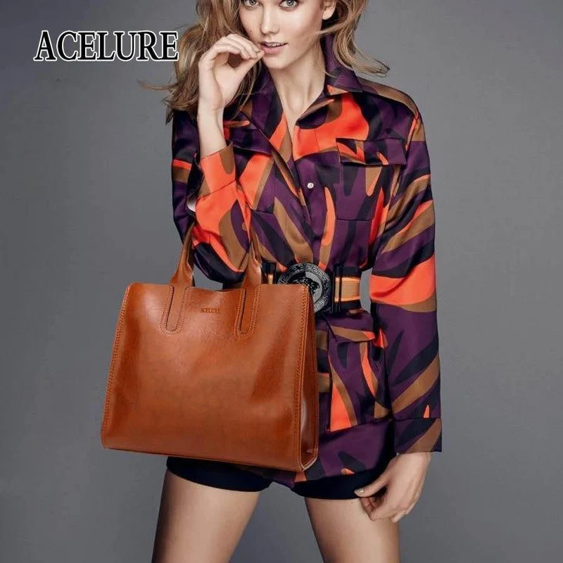 Lederhandtaschen Große Damentasche Hochwertige Casual Damentaschen Koffertasche Spanische Marke Umhängetasche Damen Große Bolsos