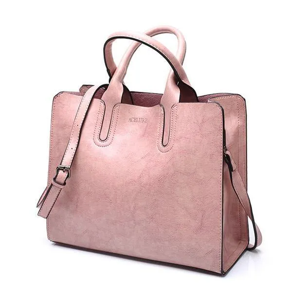Lederhandtaschen Große Damentasche Hochwertige Casual Damentaschen Koffertasche Spanische Marke Umhängetasche Damen Große Bolsos
