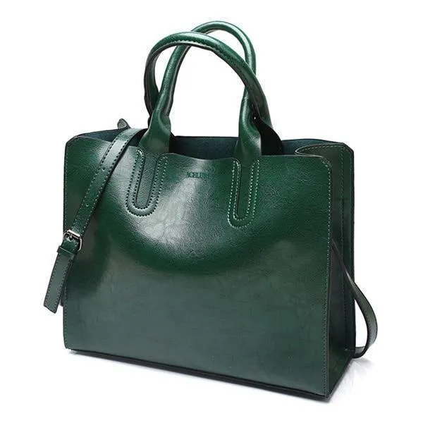 Lederhandtaschen Große Damentasche Hochwertige Casual Damentaschen Koffertasche Spanische Marke Umhängetasche Damen Große Bolsos