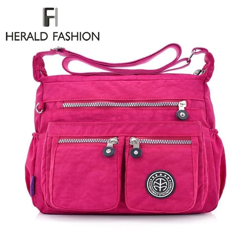 Wasserdichte Nylon Frauen Messenger Taschen Carteira Vintage Hobos Damen Handtasche Weibliche Umhängetaschen Schulter Taschen