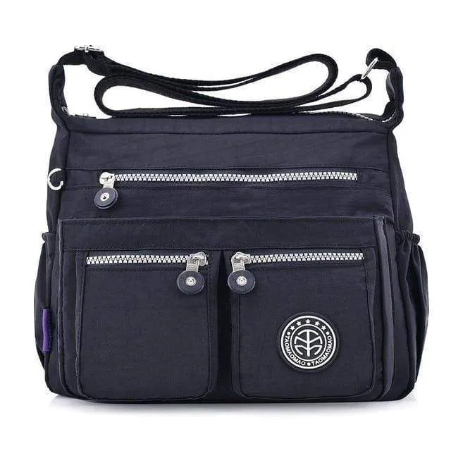 Wasserdichte Nylon Frauen Messenger Taschen Carteira Vintage Hobos Damen Handtasche Weibliche Umhängetaschen Schulter Taschen