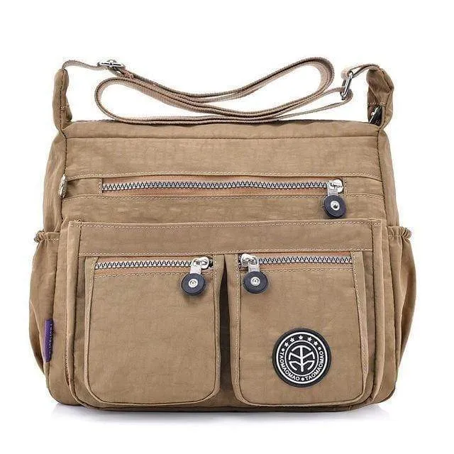 Wasserdichte Nylon Frauen Messenger Taschen Carteira Vintage Hobos Damen Handtasche Weibliche Umhängetaschen Schulter Taschen
