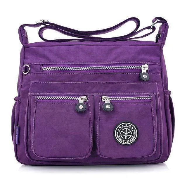 Wasserdichte Nylon Frauen Messenger Taschen Carteira Vintage Hobos Damen Handtasche Weibliche Umhängetaschen Schulter Taschen