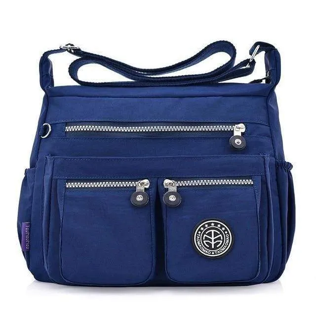 Wasserdichte Nylon Frauen Messenger Taschen Carteira Vintage Hobos Damen Handtasche Weibliche Umhängetaschen Schulter Taschen