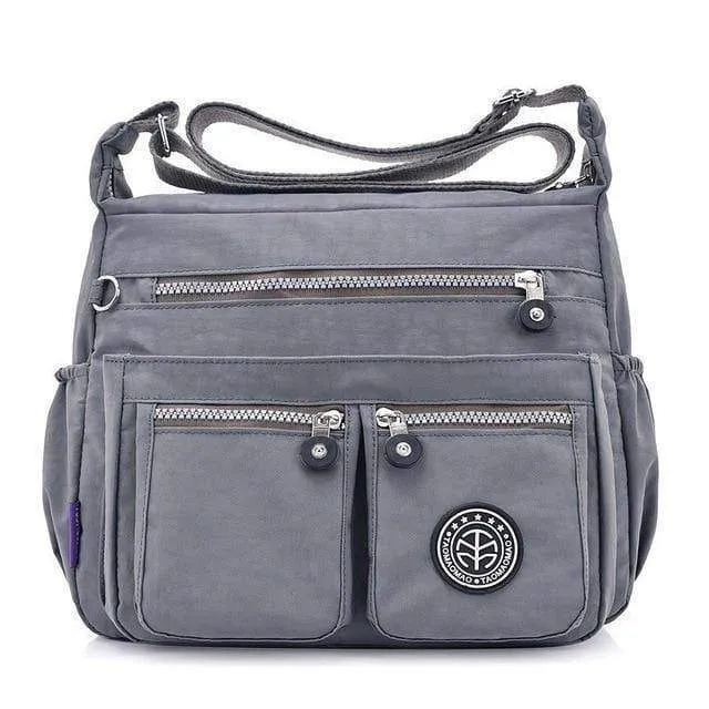 Wasserdichte Nylon Frauen Messenger Taschen Carteira Vintage Hobos Damen Handtasche Weibliche Umhängetaschen Schulter Taschen