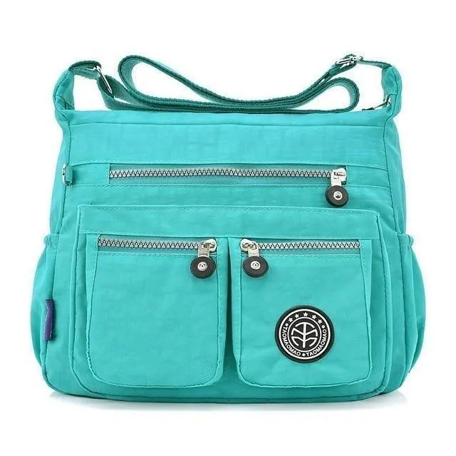 Wasserdichte Nylon Frauen Messenger Taschen Carteira Vintage Hobos Damen Handtasche Weibliche Umhängetaschen Schulter Taschen