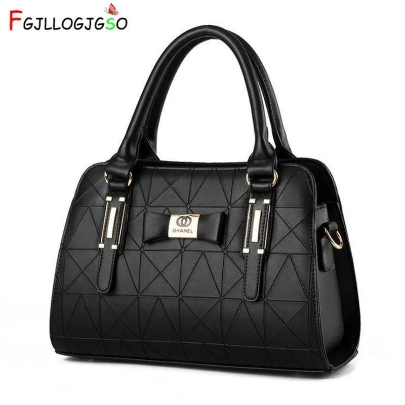 Luxus Frauen Handtasche PU Leder Schulter Taschen Dame Große Kapazität Crossbody Hand Tasche Sac A Main
