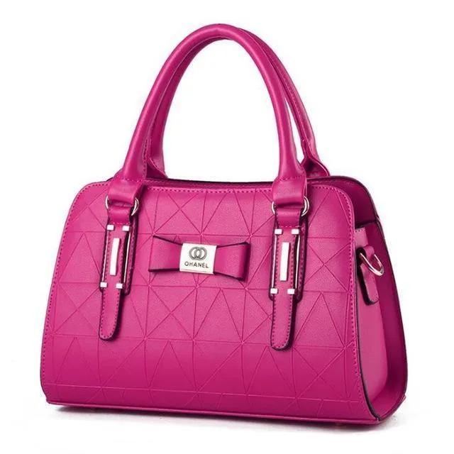 Luxus Frauen Handtasche PU Leder Schulter Taschen Dame Große Kapazität Crossbody Hand Tasche Sac A Main