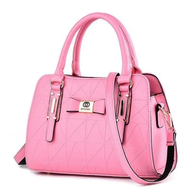 Luxus Frauen Handtasche PU Leder Schulter Taschen Dame Große Kapazität Crossbody Hand Tasche Sac A Main