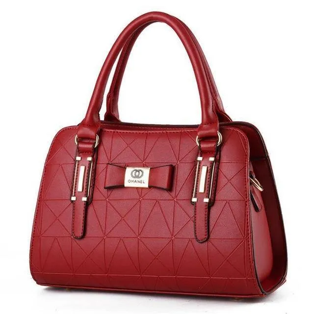 Luxus Frauen Handtasche PU Leder Schulter Taschen Dame Große Kapazität Crossbody Hand Tasche Sac A Main
